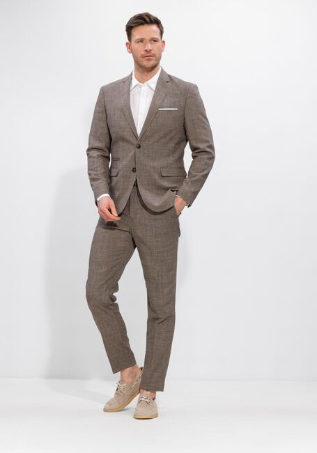 Braune SELECTED MEN Sakkos SLHSLIM-OASIS LINEN BLZ NOOS - large