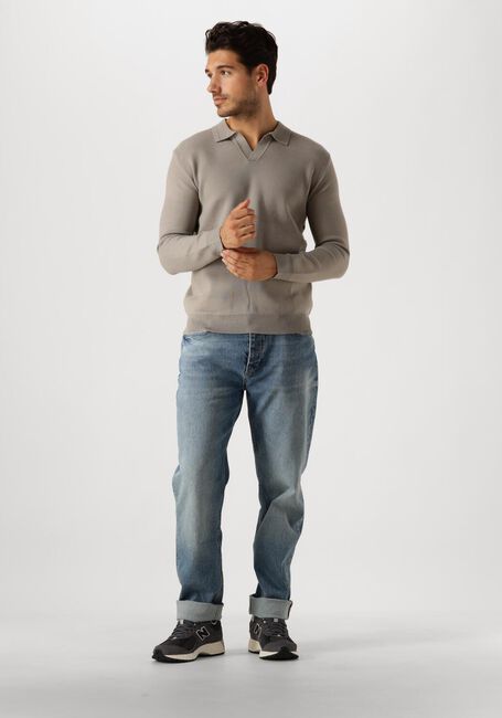 Taupe PURE PATH Polo-Shirt REGULAR FIT KNITWEAR POLO808 - large