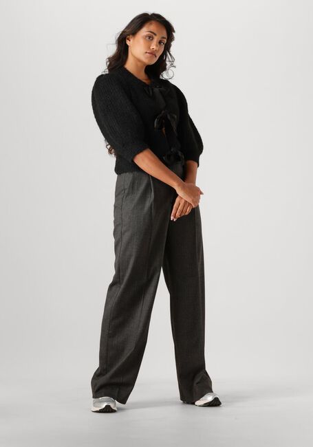 Schwarze CO'COUTURE Pullover CORALIE CC BOW RIB CARDIGAN - large