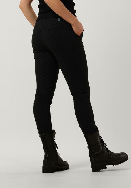 Schwarze 10DAYS Jogginghose CROPPED JOGGER MONOGRAM - large