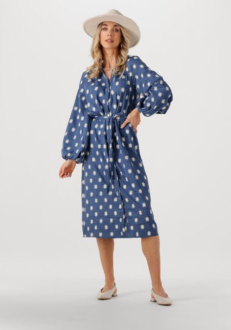 Blaue YDENCE Midikleid DRESS CASEY - large