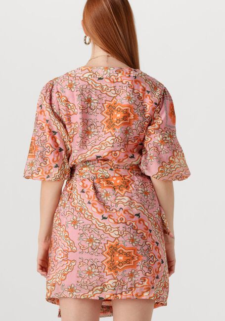 Mehrfarbige/Bunte OBJECT Minikleid OBJHOLLY 2/4 RE SHORT WRAP DRESS 138 - large