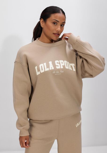 Beige THE LOLA CLUB Sweatshirt JAYLA SWEATER - large