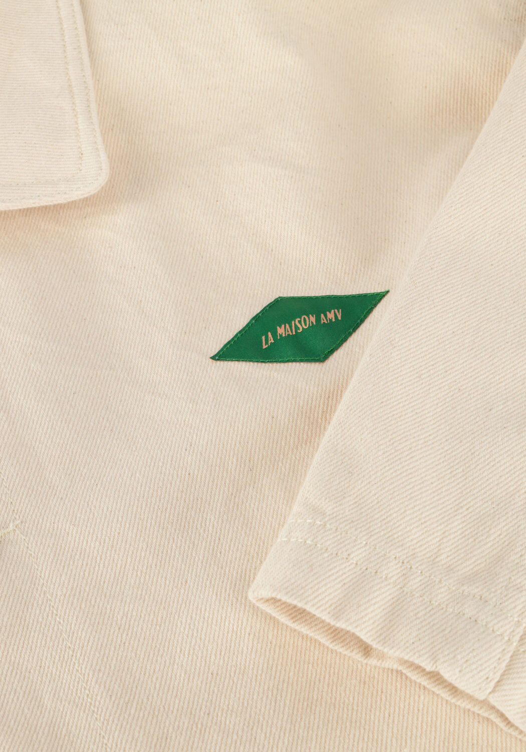 Ecru AMERICAN VINTAGE Overshirt DATCITY - large