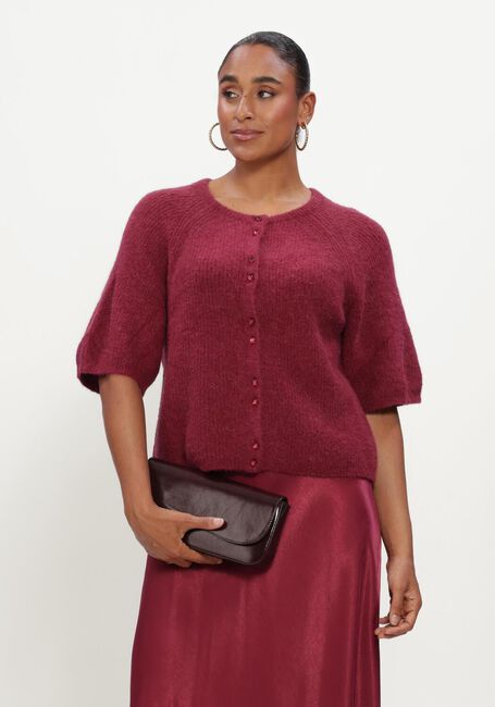 Bordeaux MSCH COPENHAGEN Pullover MSCHBONDIE HOPE 2/4 CARDIGAN - large