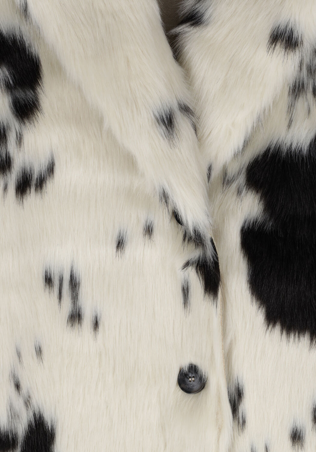 Ecru BEAUMONT Fake-Fur-Jack REVERSIBLE FAUX FUR COAT - large