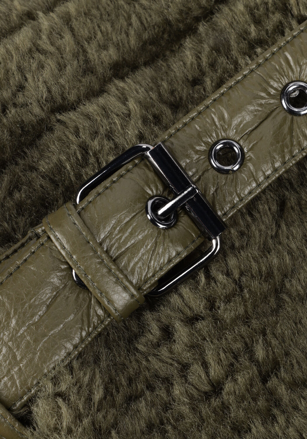 Dunkelgr&uuml;n BEAUMONT Teddy-Jacke REVERSIBLE BIKER JACKET - large