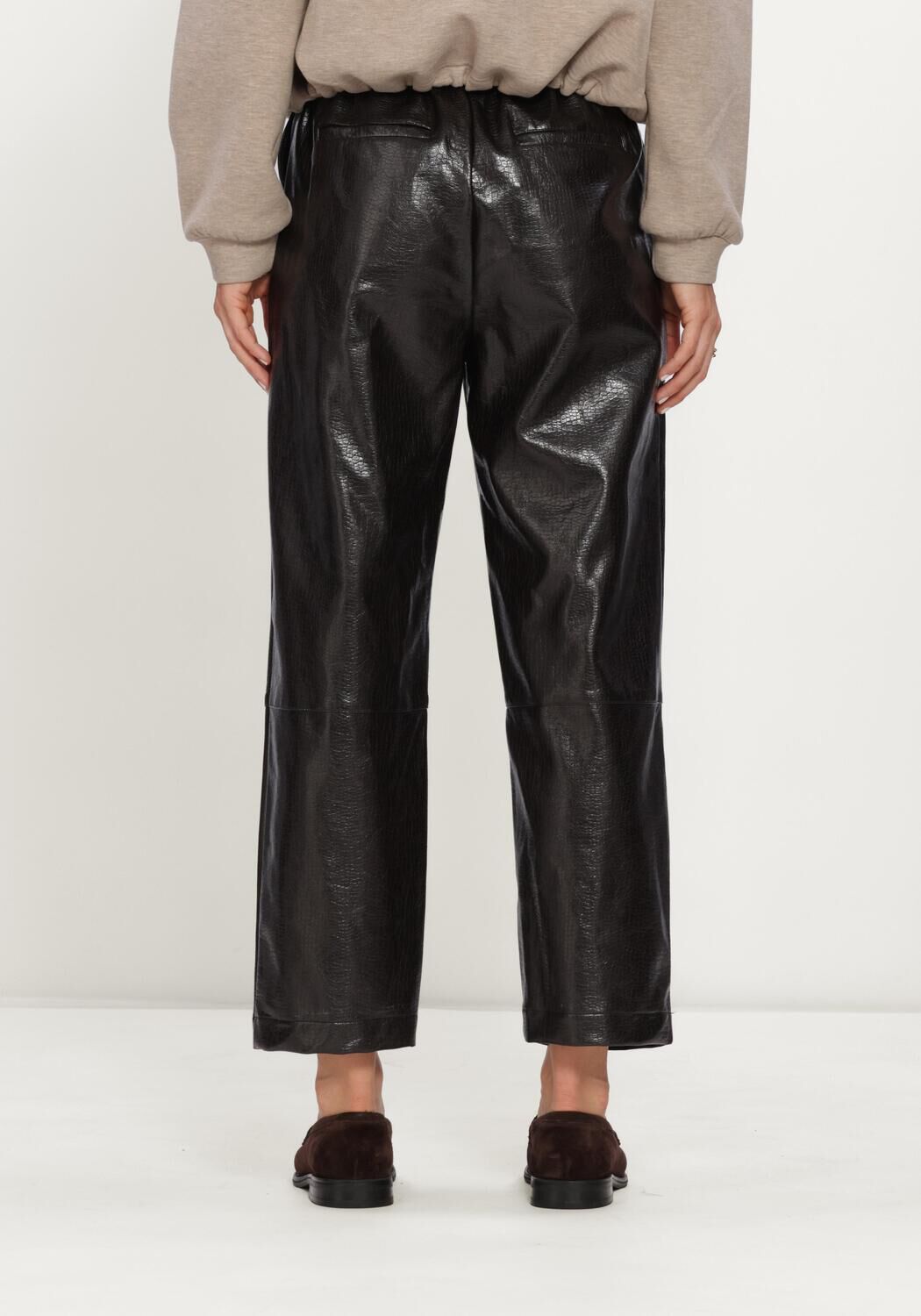 Schwarze CIRCLE OF TRUST Weite Hose SOLEN PANTS - large