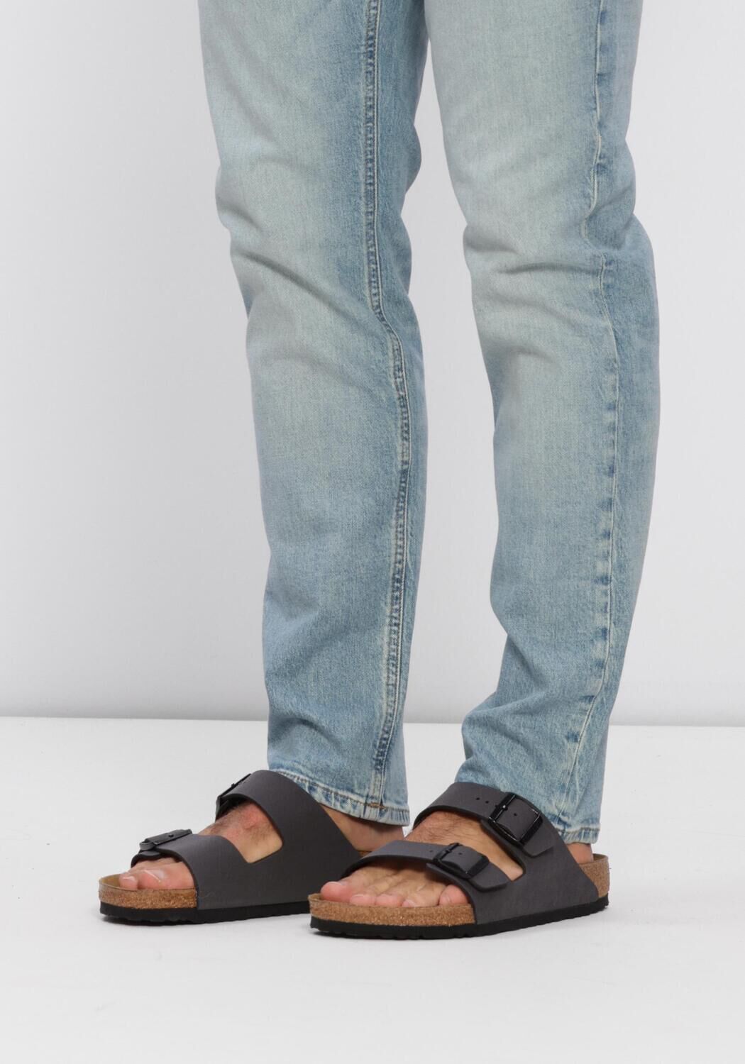 Graue BIRKENSTOCK Pantolette ARIZONA HEREN - large