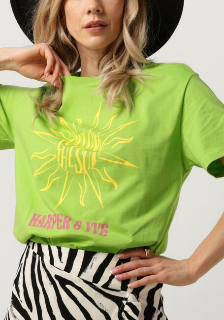 Grüne HARPER & YVE T-shirt FOLLOWTHESUN-SS - large