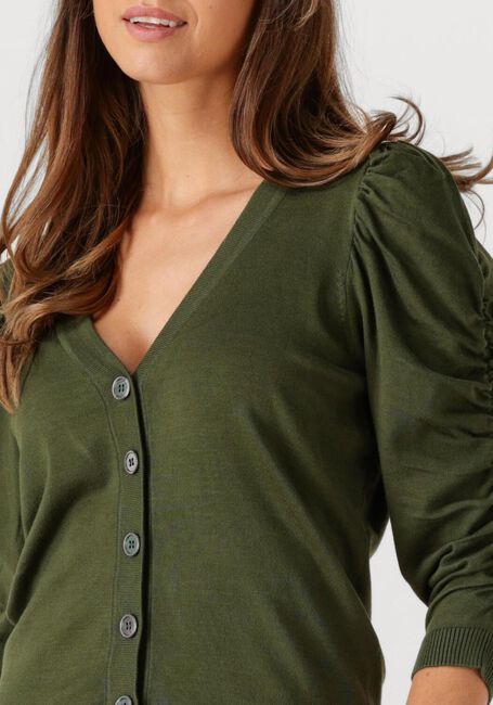 Dunkelgrün MINUS Strickjacke SEANA KNIT CARDIGAN - large