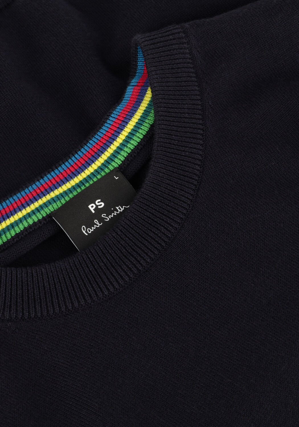 Dunkelblau PS PAUL SMITH Pullover MENS SWEATER CREW NECK ZEB BAD - large