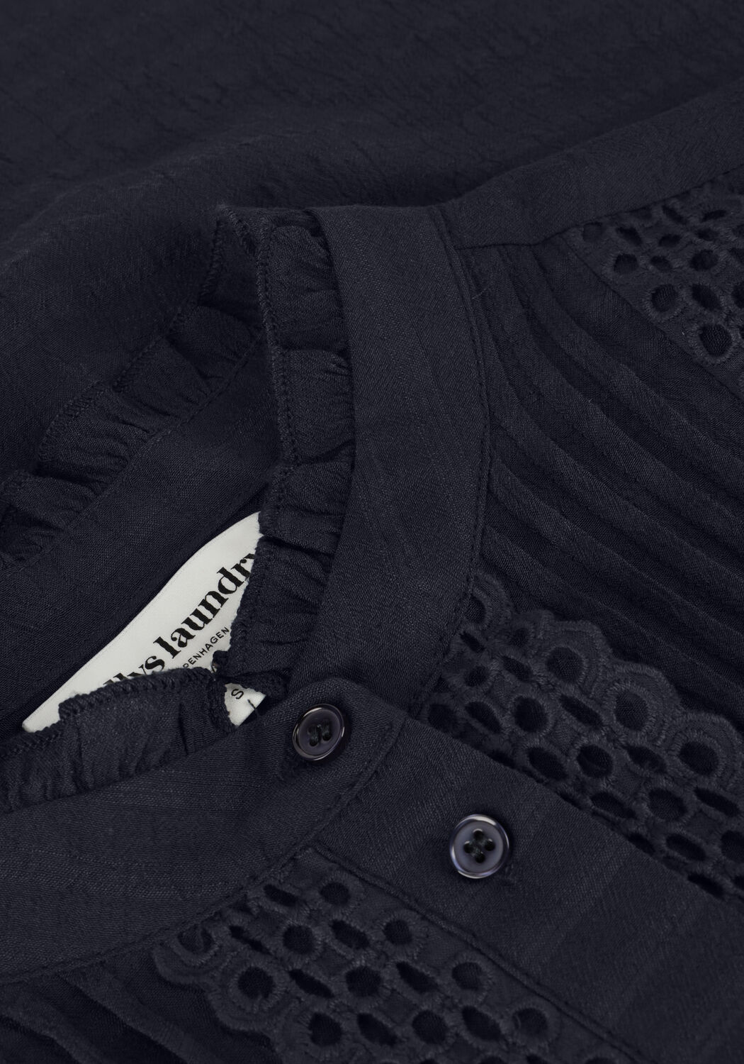 Dunkelblau LOLLYS LAUNDRY Blusen ARIELLL SHIRTLS - large