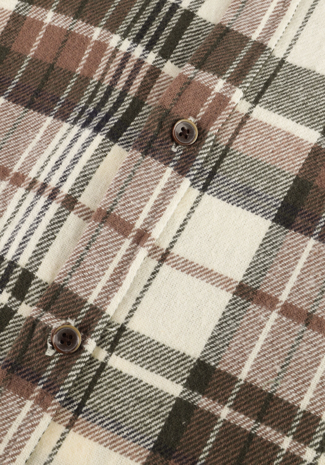 Beige ANERKJENDT Casual-Oberhemd AKLOUIS BRUSHED CHECK - large