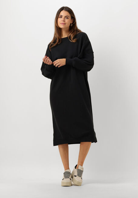 Schwarze ALIX THE LABEL Midikleid LADIES KNITTED MIDI SWEAT DRESS - large