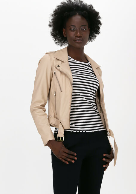 Beige IBANA Lederjack MOSS - large