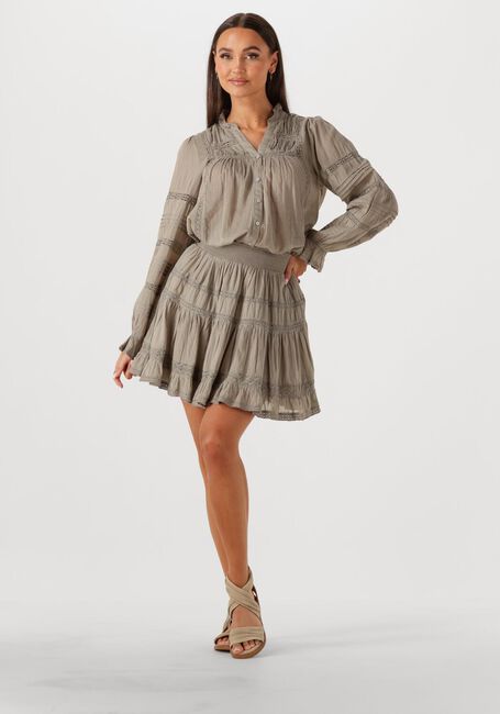 Khaki NEO NOIR Minirock CALLIA S VOILE SKIRT - large