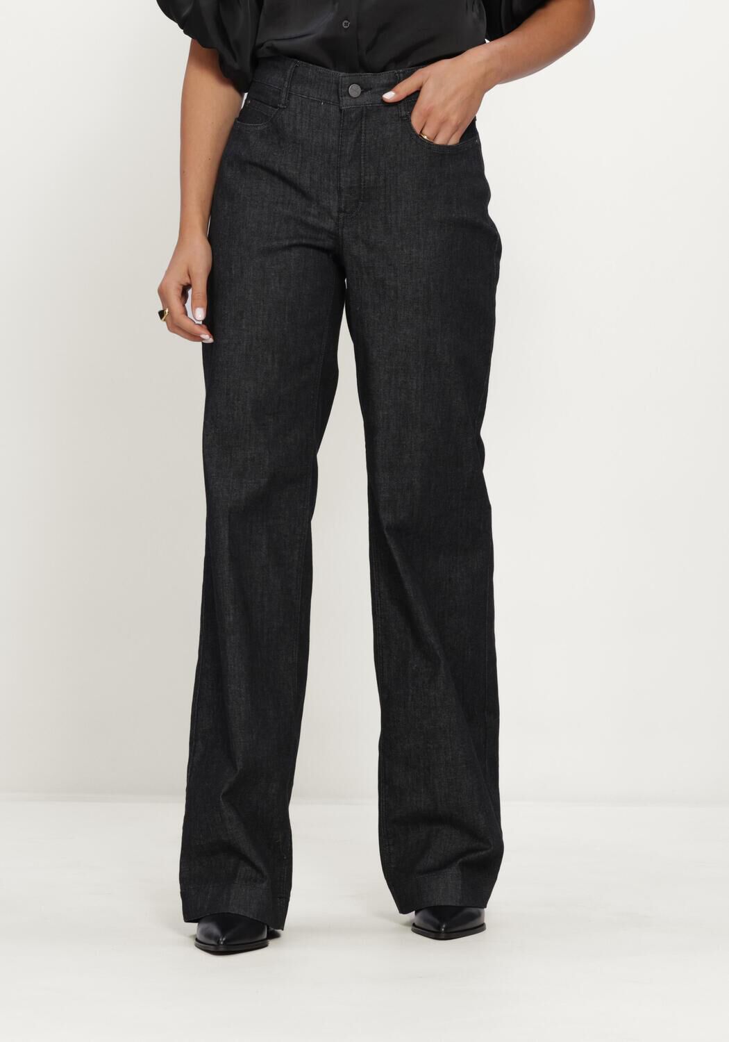Dunkelblau MAC Wide jeans 0357L DREAM WIDE AUTHENTIC WIDE LEG - large