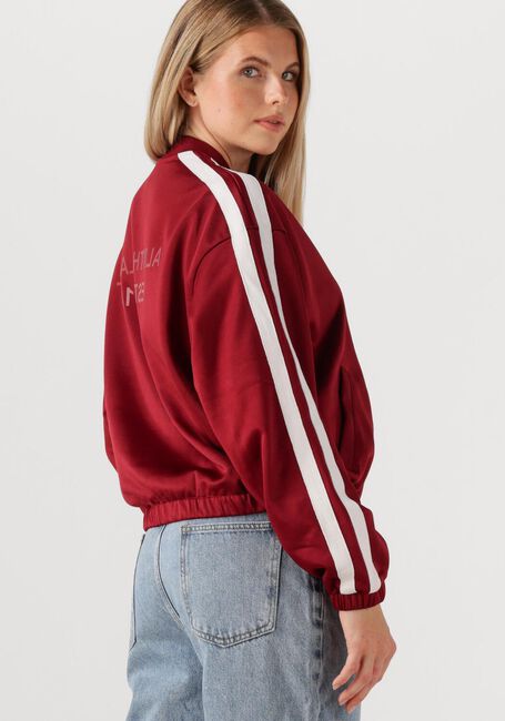 Bordeaux ALIX THE LABEL Pullover LADIES KNITTED TRAININGS SWEAT JACKET - large