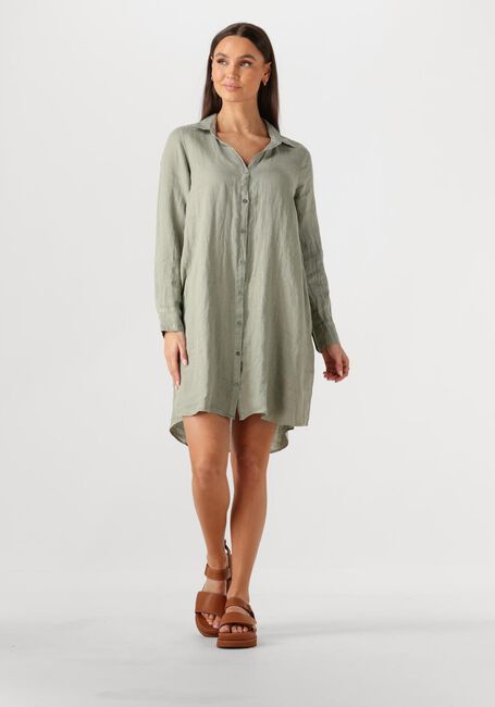 Grüne MOS MOSH Minikleid MMRIELLE LINEN DRESS - large