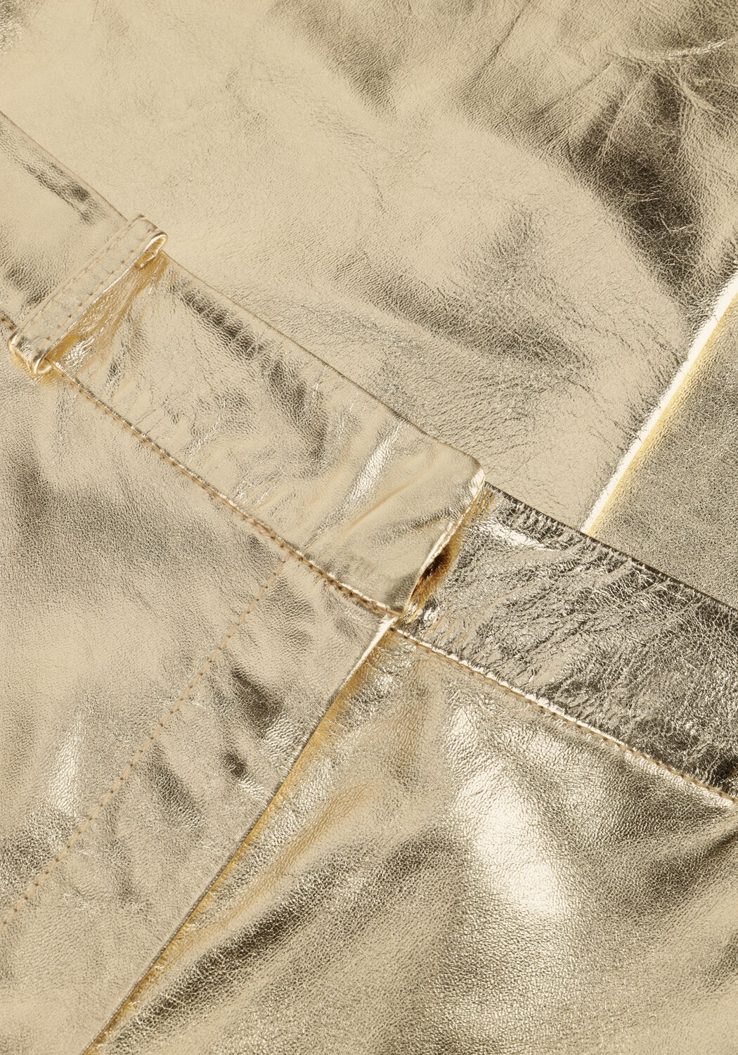 Goldfarbene IBANA Hose PERFECTA METALLIC - large