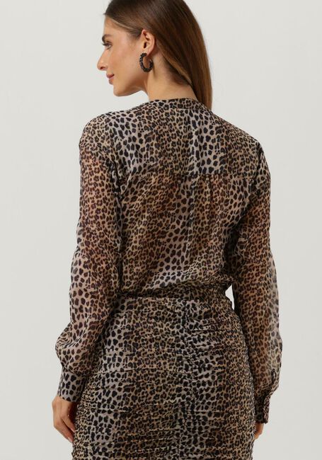 Braune NOTES DU NORD Blusen FABIOLA RECYLED SHIRT - large