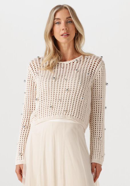 Ecru DANTE6 Pullover VALON BEADED SWEATER - large