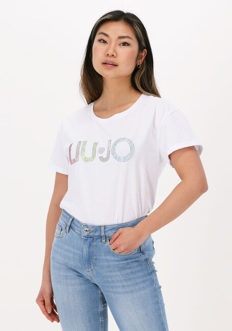 Weiße LIU JO T-shirt T-SHIRT MODA M/C B. - large