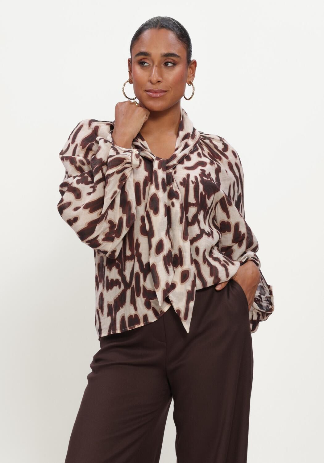 Beige EST'SEVEN Blusen MAE BLOUSE - large