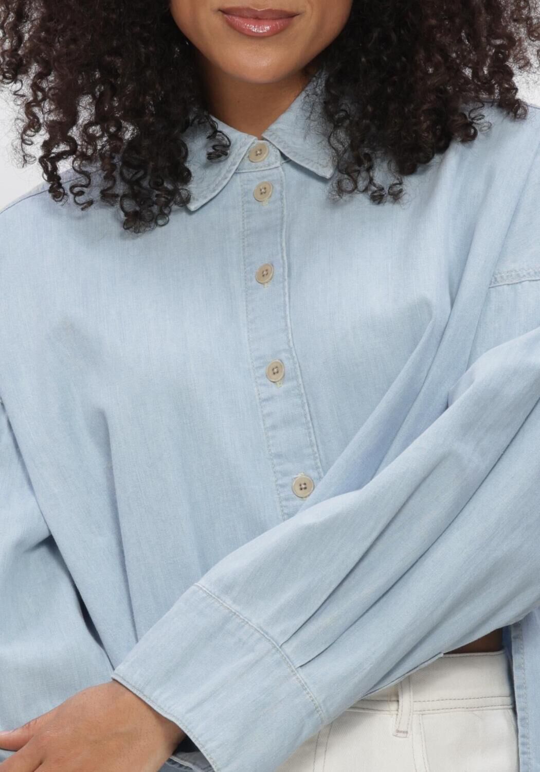 Blaue DRYKORN Blusen OSHIA - large