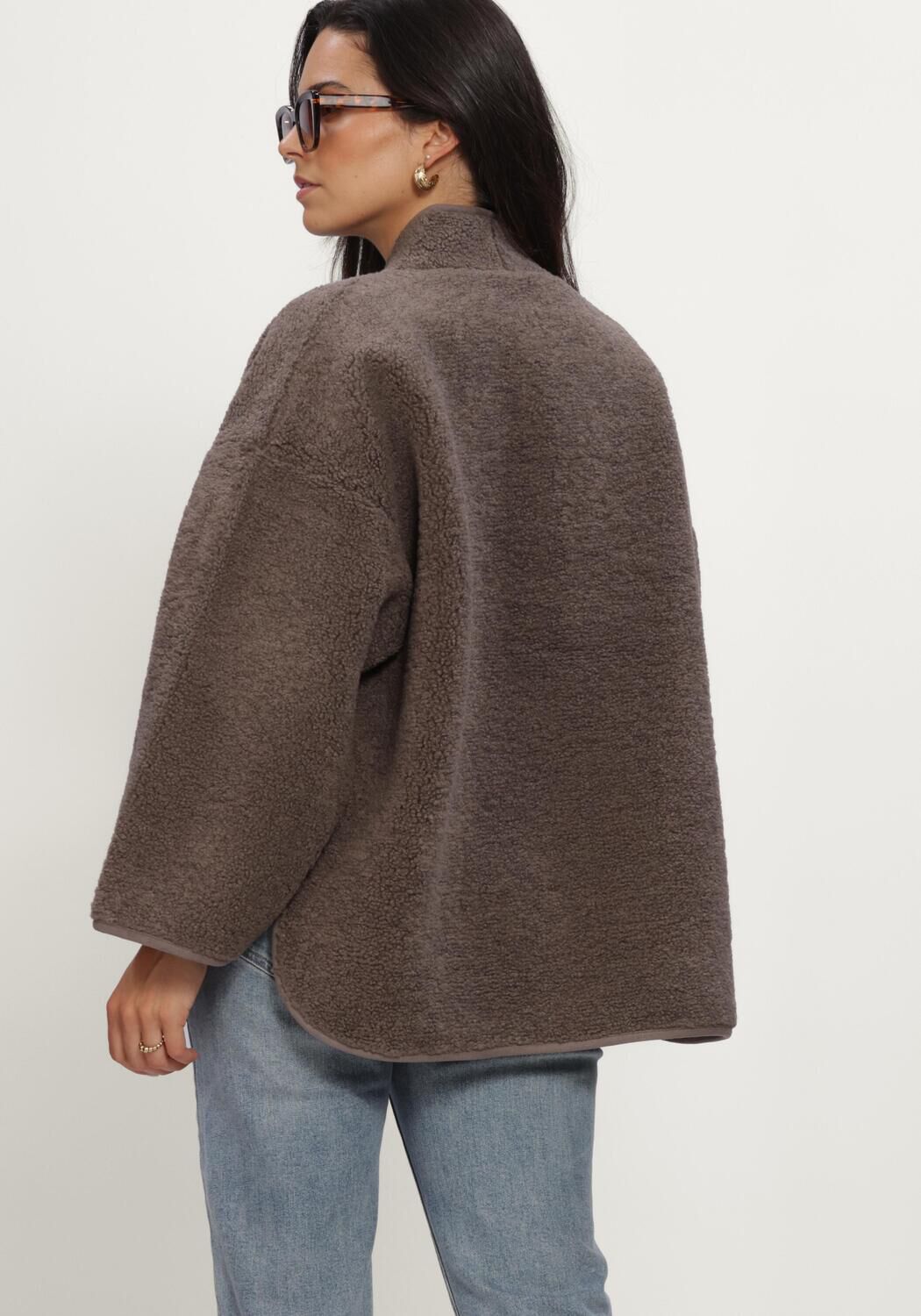 Braune KNIT-TED Jacken JOKO JACKET - large