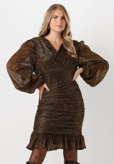 Goldfarbene NOTRE-V Minikleid NV-EMILOU - large