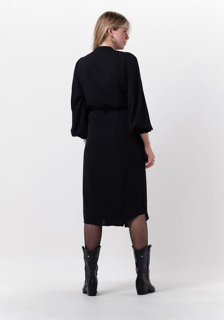 Schwarze BRUUNS BAZAAR Midikleid CAMILLA BASELY DRESS - large