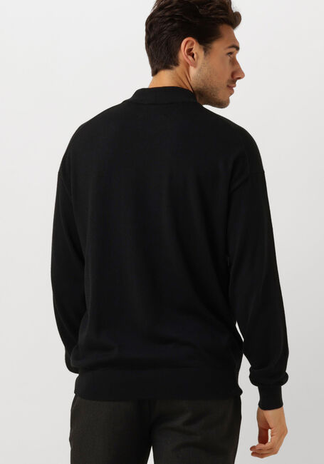 Schwarze SCOTCH & SODA Pullover DROPPED SHOULDER MOCK NECK PULLOVER - large