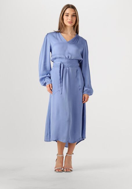 Blaue LOLLYS LAUNDRY Kleider PARISLL MIDI DRESS LS - large
