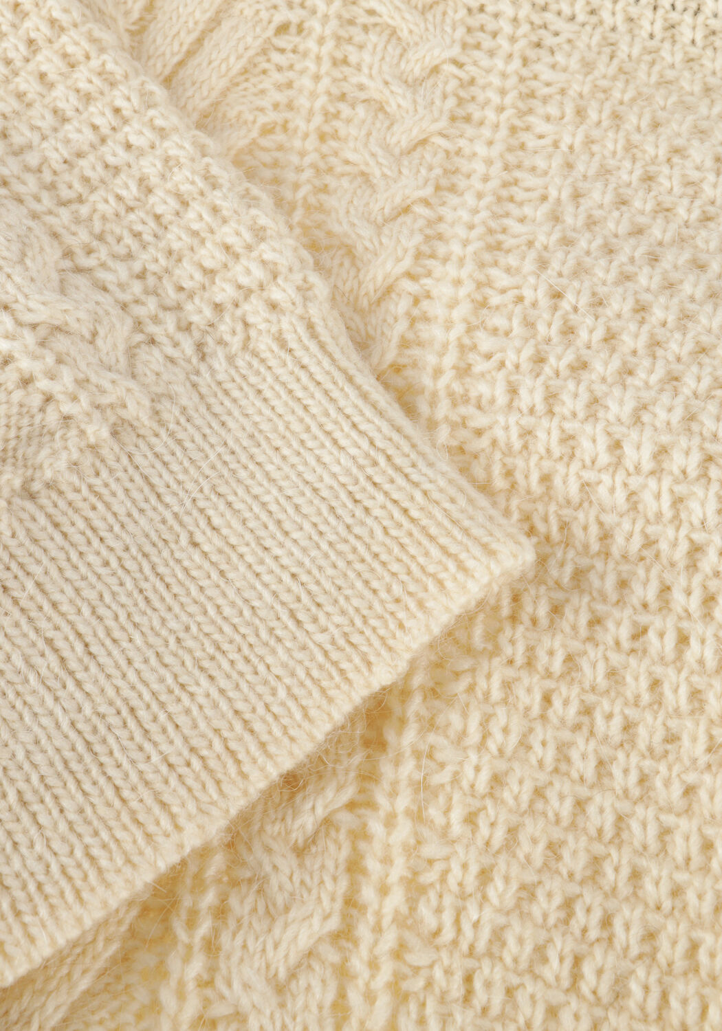 Beige MODSTR&Ouml;M Pullover GRANNONMD O-NECK - large