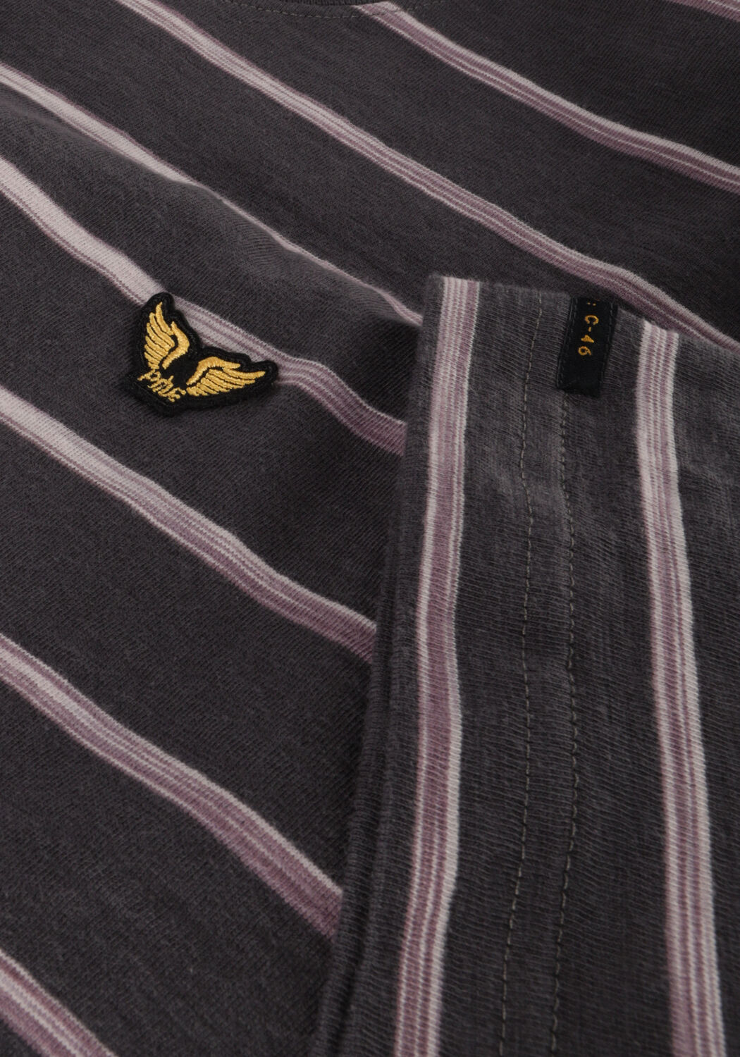 Dunkelblau PME LEGEND T-shirt SHORT SLEEVE R-NECK SPACE YD STRIPED JERSEY - large