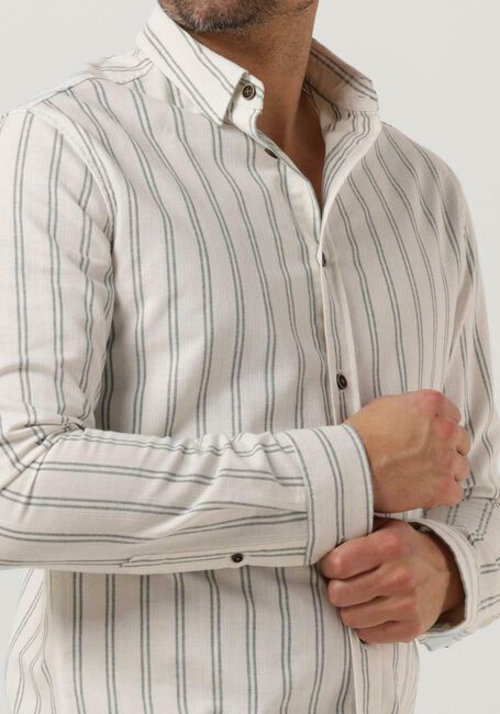 Nicht-gerade weiss ANERKJENDT Casual-Oberhemd AKLEIF L/S DOUBLE STRIPE - large