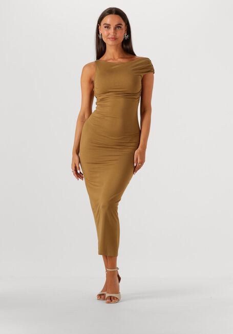Khaki EDITED Midikleid ROBINIA DRESS - large
