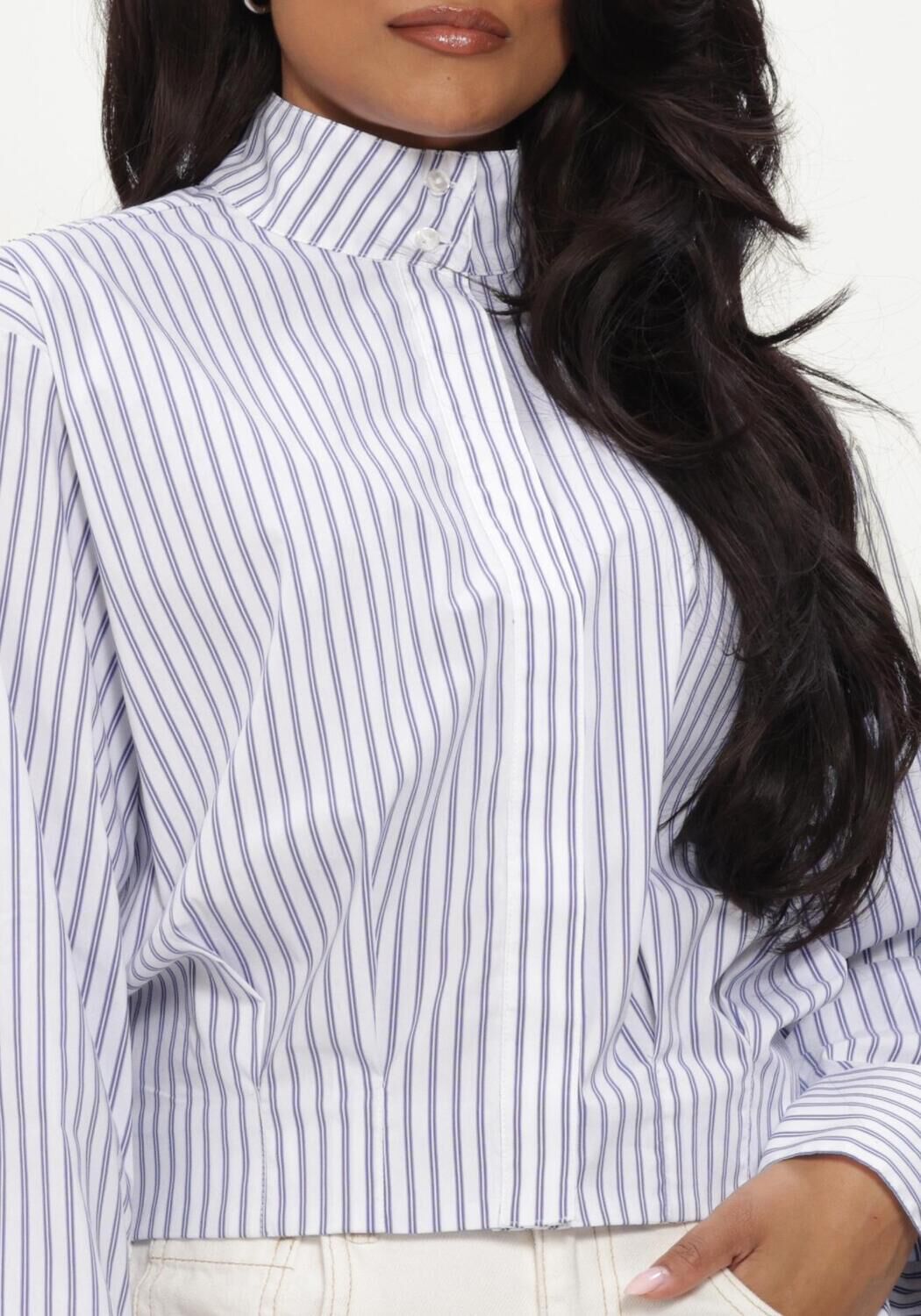Blaue CO'COUTURE Blusen DALMACC COLLAR SHIRT - large