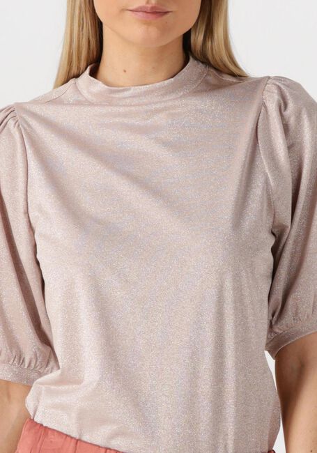 Metallisch SUMMUM Top SHORT SLEEVE TOP SOFT LUREX JERSEY - large