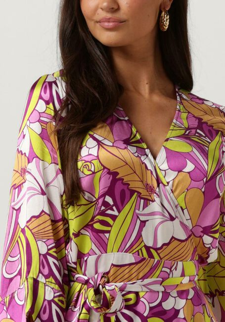 Mehrfarbige/Bunte COLOURFUL REBEL Maxikleid LELA FLORAL WRAP MAXI DRESS - large