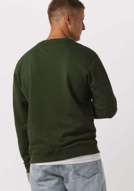 Grüne SCOTCH & SODA Pullover ESSENTIALS LOGO BADGE CREW NECK SWEAT - large