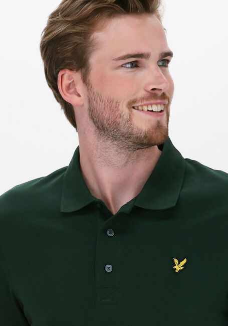 Grüne LYLE & SCOTT Polo-Shirt PLAIN POLO SHIRT - large