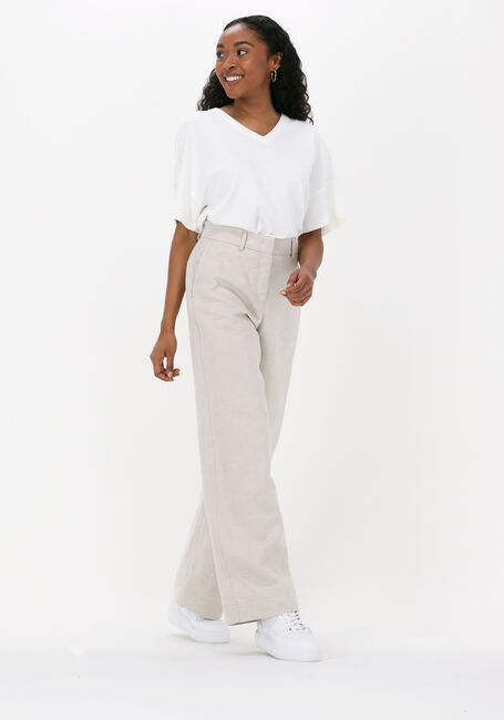 Beige VANILIA Weite Hose REGULAR CHIC LINNEN PANTS - large