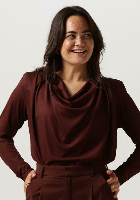 Braune GESTUZ Blusen UMINAGZ BLOUSE - large