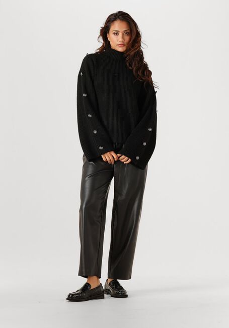 Schwarze WITHBLACK Pullover WBLLINES RIB PULLOVER - large