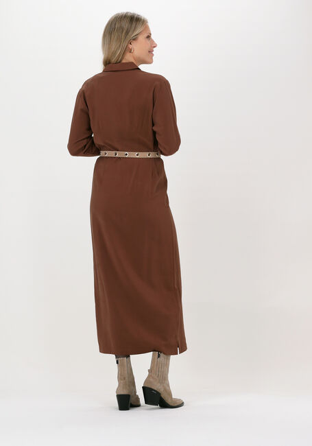 Braune ANOTHER LABEL Maxikleid SJOROER DRESS L/S - large