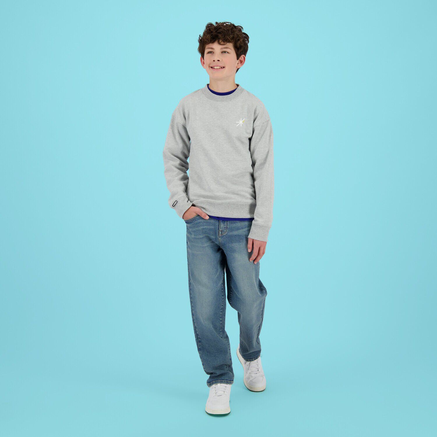 Graue RAIZZED Sweatshirt NORWIN - large