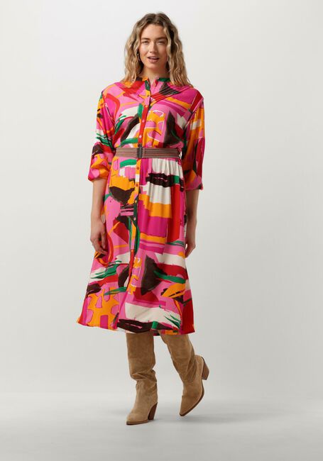 Mehrfarbige/Bunte POM AMSTERDAM Midikleid CAPE TOWN DRESS - large